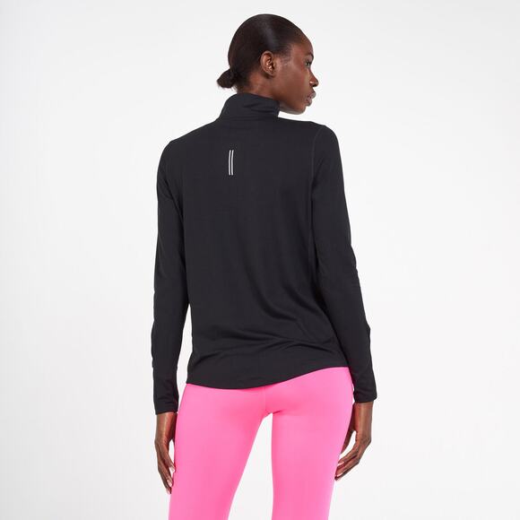 Nike Women's Element Half-Zip Running Long Sleeve Black Shirt New Size M - Picture 2 of 4